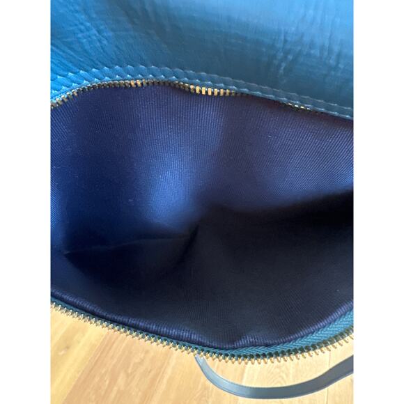 John Lewis & Partners Teal Leather Crossbody - Picture 10 of 11